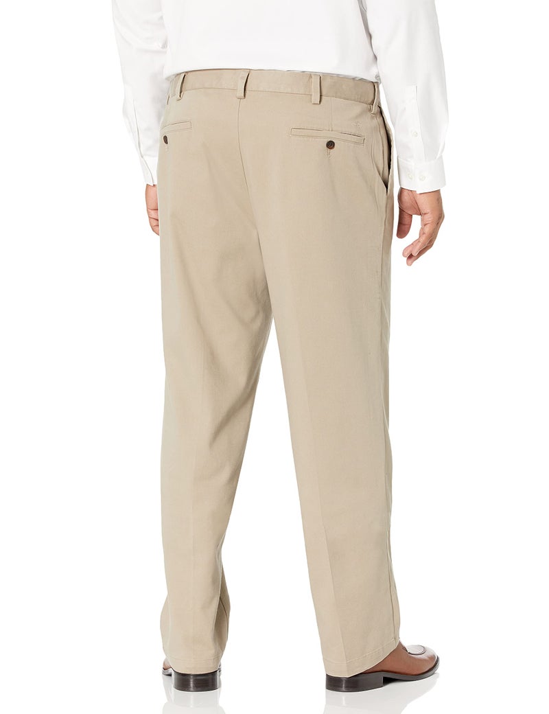Dockers Men's Classic Fit Easy Khaki Pants (Standard and Big & Tall), Timberwolf, 46W x 29L - Image 2